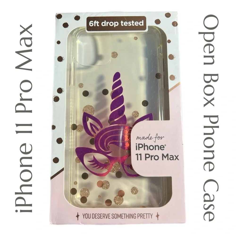 Open Box iPhone 11 Pro Max Case‎ - Unicorn Design